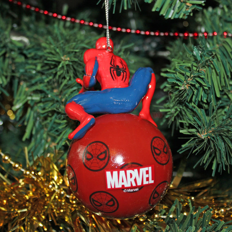 Spiderman 3D Shaped Hanging Christmas Tree Decoration Bauble