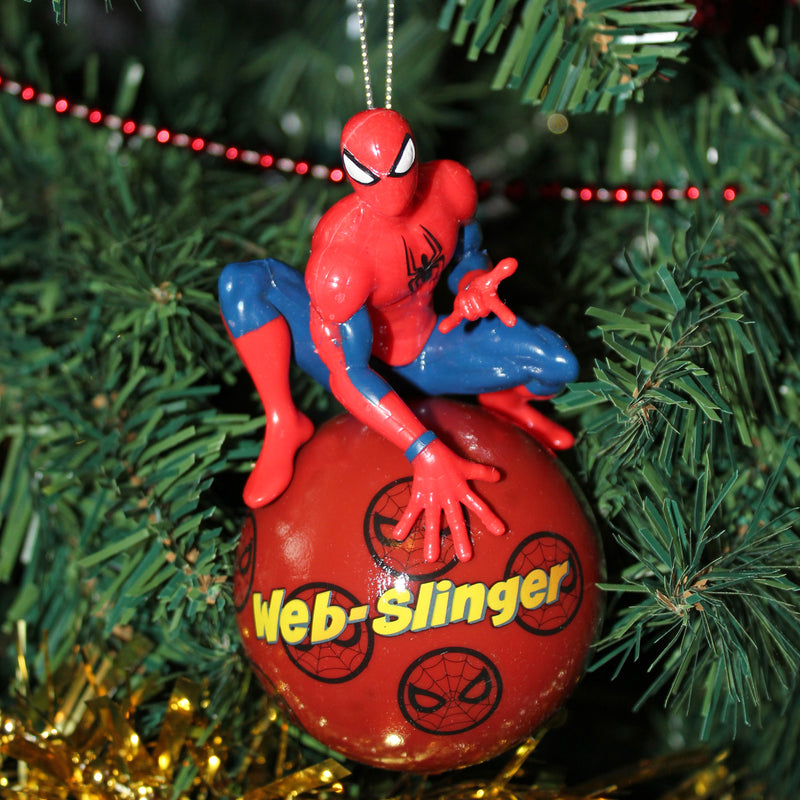 Spiderman 3D Shaped Hanging Christmas Tree Decoration Bauble