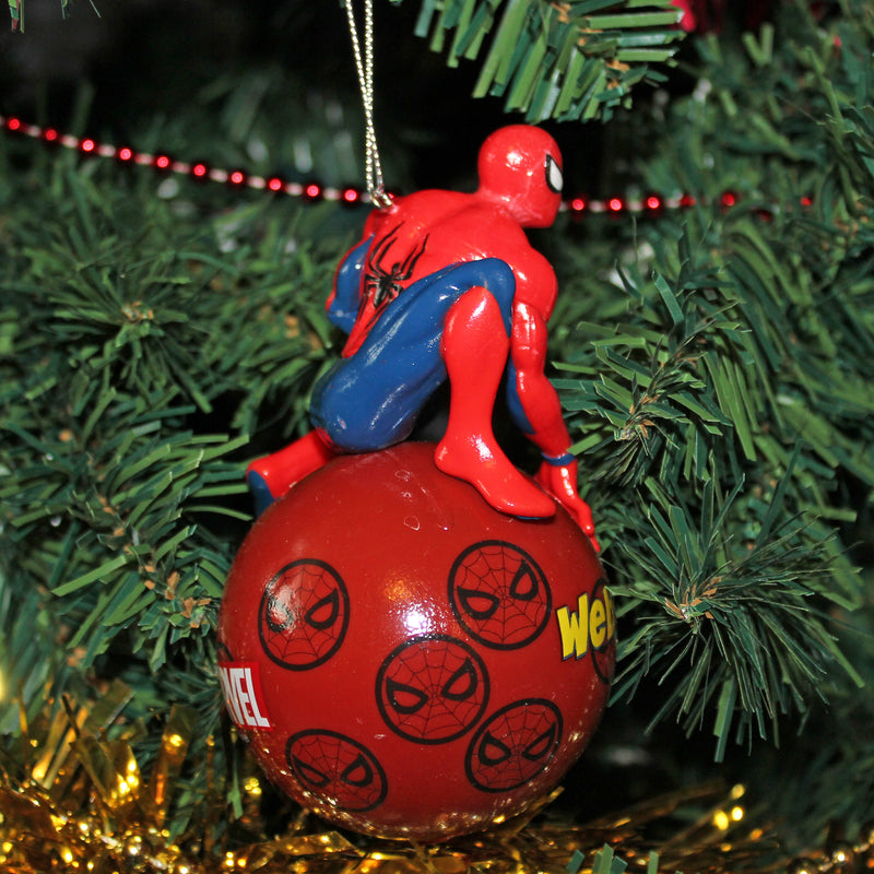 Spiderman 3D Shaped Hanging Christmas Tree Decoration Bauble