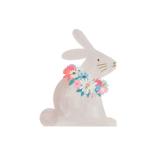 Spring Bunny Napkins Pack of 16