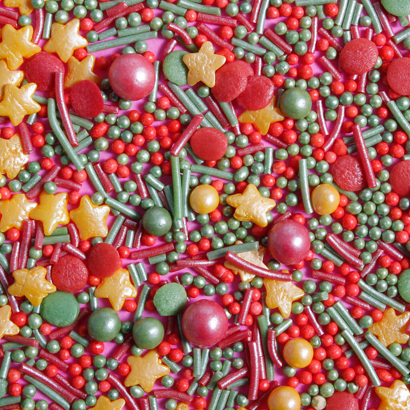 Bulk Bag - Sprinkle Bell Rock Christmas Sprinkles (Best Before 30 Jun 2024)