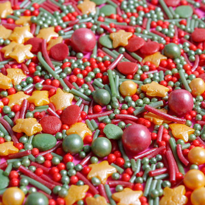 Bulk Bag - Sprinkle Bell Rock Christmas Sprinkles (Best Before 30 Jun 2024)
