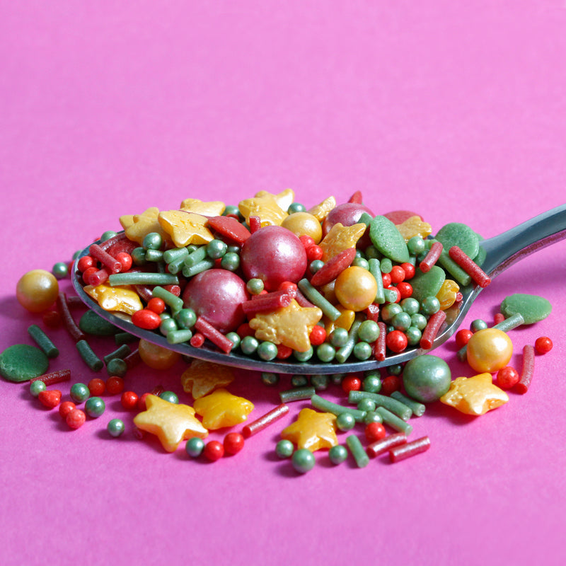 Bulk Bag - Sprinkle Bell Rock Christmas Sprinkles (Best Before 30 Jun 2024)