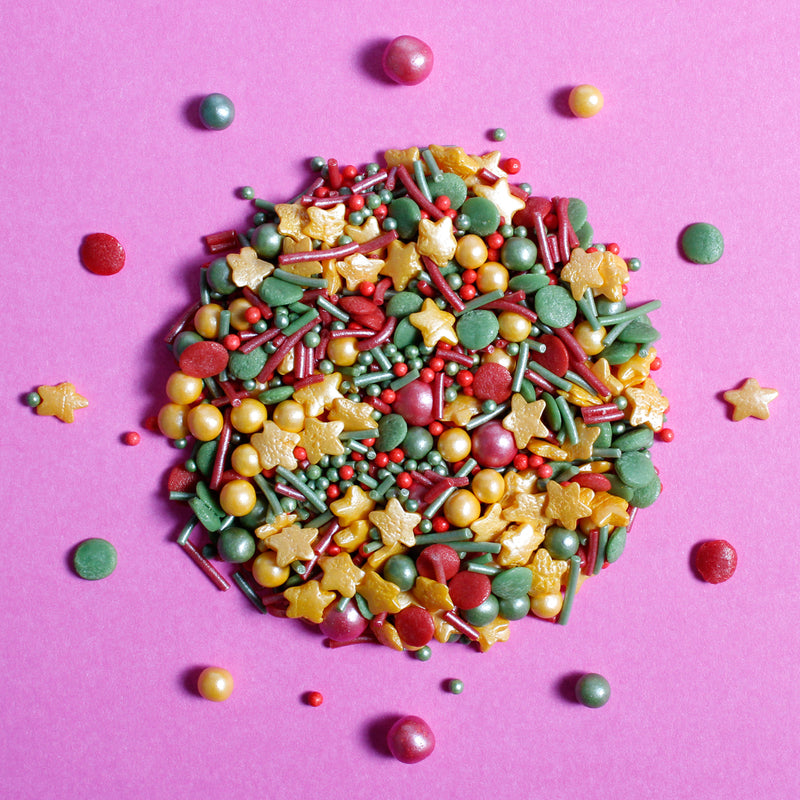 Bulk Bag - Sprinkle Bell Rock Christmas Sprinkles (Best Before 30 Jun 2024)