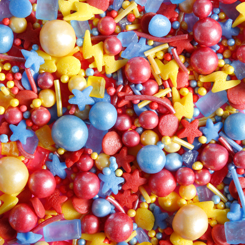Bulk Bag - KAPOW Super Hero Inspired Cake Sprinkles (Best Before End: 30 Jun 2024)