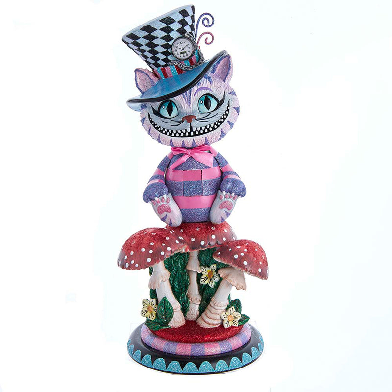 The Cheshire Cat Hollywood 15" Wooden Nutcracker Christmas Decoration