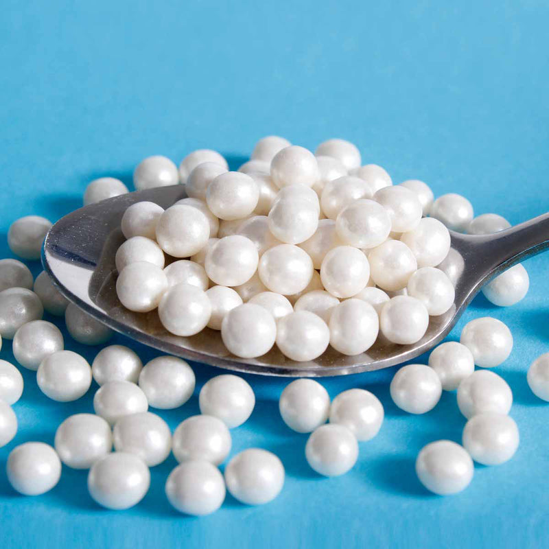 White 4mm Edible Pearls (Best Before 30 Jun 2024)
