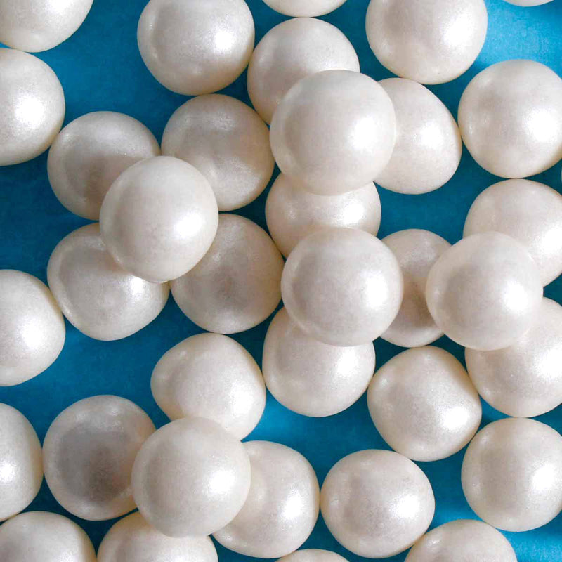White 8mm Edible Pearls (Best Before 28 Dec 2024)