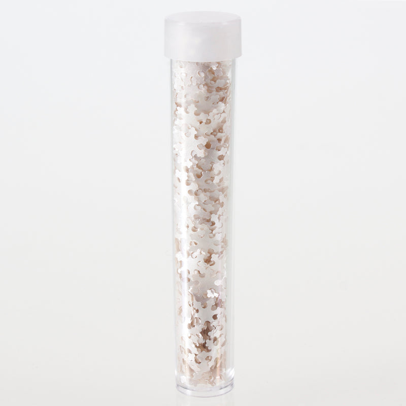 Luxury White Glitter Snowflake Sprinkles (Made to order)