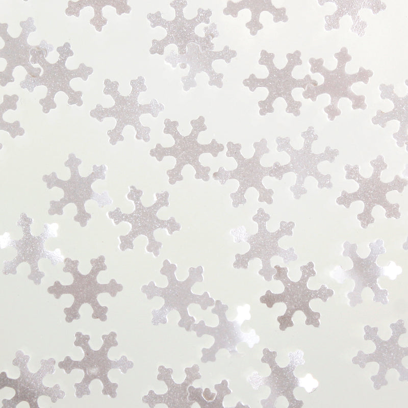 Luxury White Glitter Snowflake Sprinkles (Made to order)