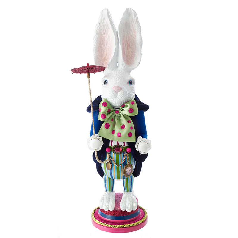 White Rabbit Hollywood 18" Wooden Nutcracker Christmas Decoration