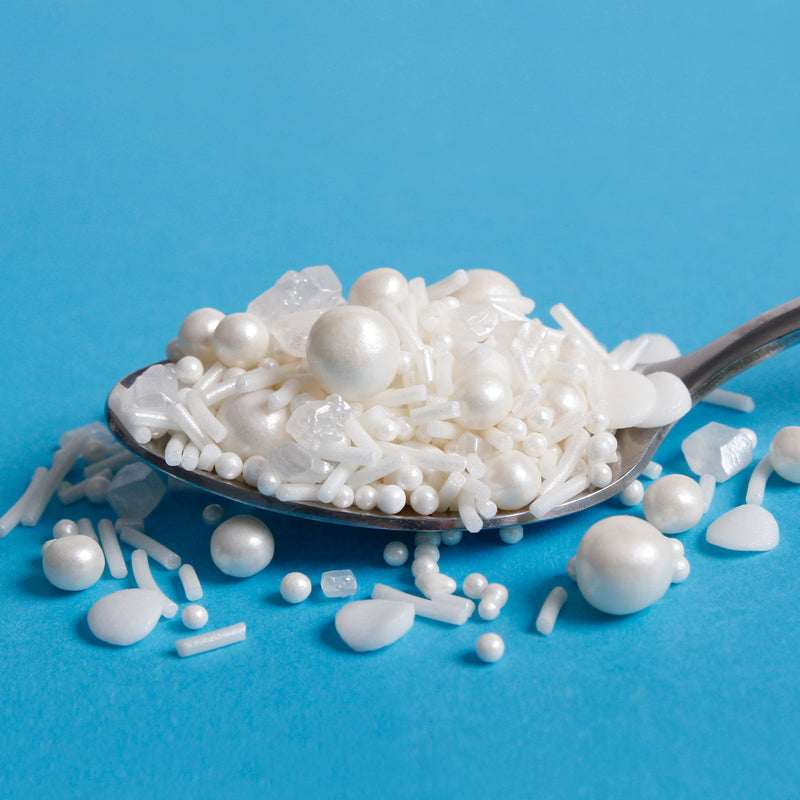 Bulk Bag - White Wedding Sprinkles (Best Before 30 Jun 2024)