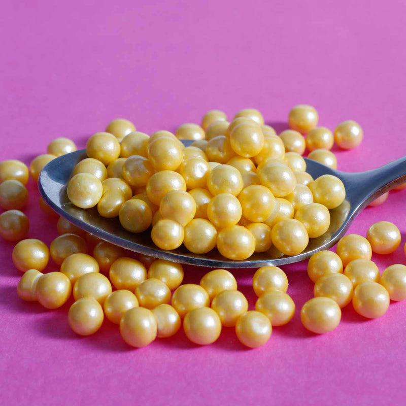 Bulk Bag - Yellow 4mm Pearls (Best Before 30 Jun 2024)