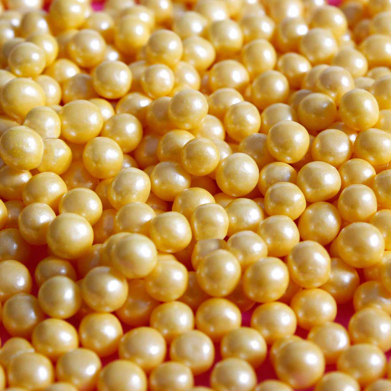 Bulk Bag - Yellow 4mm Pearls (Best Before 30 Jun 2024)