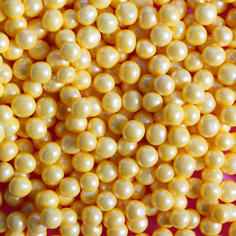 Bulk Bag - Yellow 4mm Pearls (Best Before 30 Jun 2024)