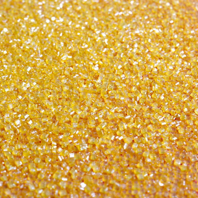 Yellow Sparkly Sanding Sugar Sprinkles (Best Before 30 Jun 2025)