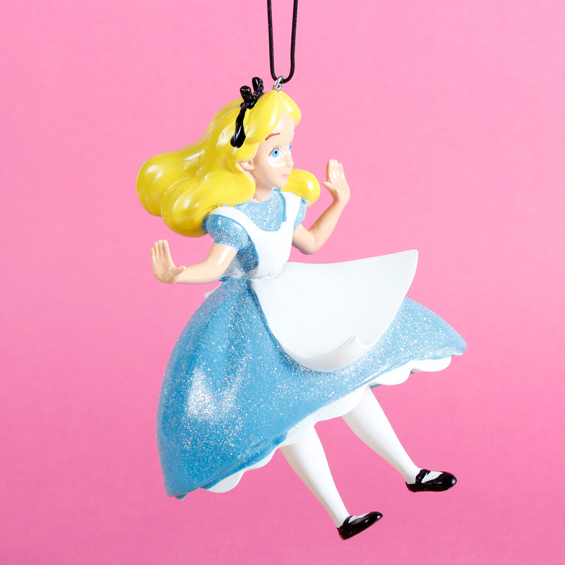 Alice from Alice in Wonderland 3D Shaped Hanging Christmas Tree Decoration Disney Bauble