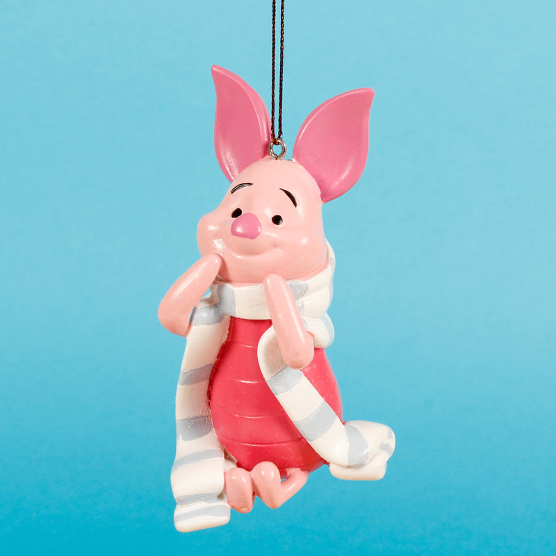 Piglet Winnie the Pooh Shaped 3D Resin Hanging Christmas Tree Decoration Disney Bauble