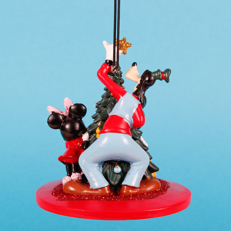 Mickey and Friends 3D Shaped Hanging Christmas Tree Decoration Disney Bauble