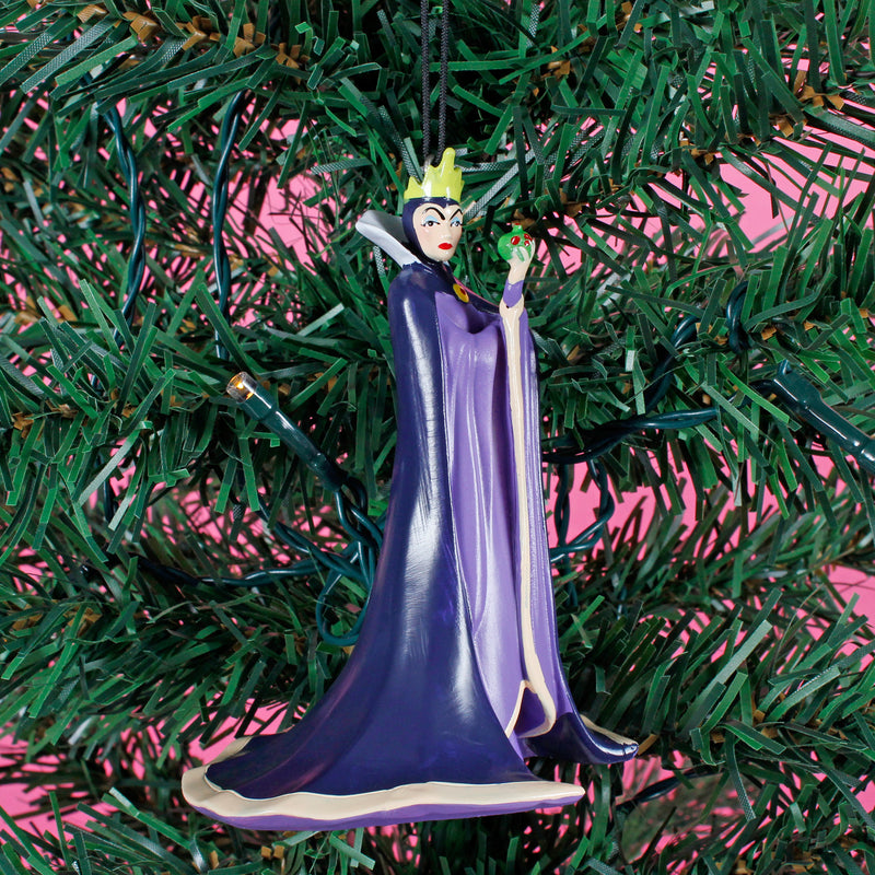 Evil Queen Snow White 3D Shaped Hanging Christmas Tree Decoration Disney Bauble
