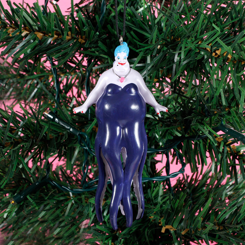 Sea Witch Ursula Little Mermaid 3D Shaped Hanging Christmas Tree Decoration Disney Bauble