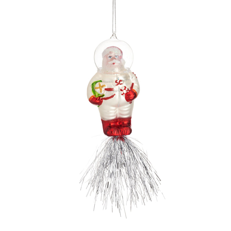 Astronaut Santa Hanging Christmas Bauble