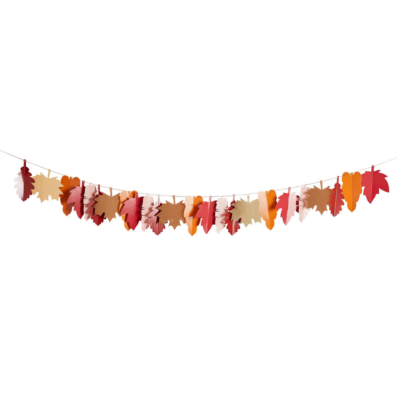 Autumnal Leaf Garland 2 Metres