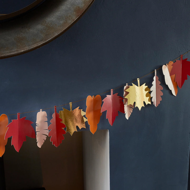 Autumnal Leaf Garland 2 Metres