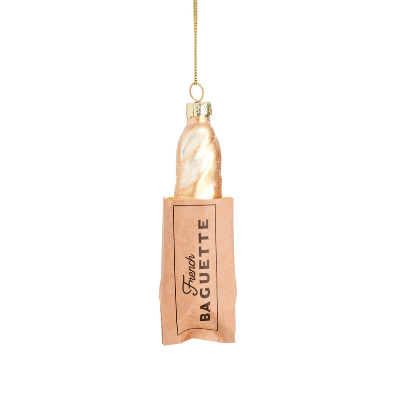 Baguette Hanging Christmas Bauble