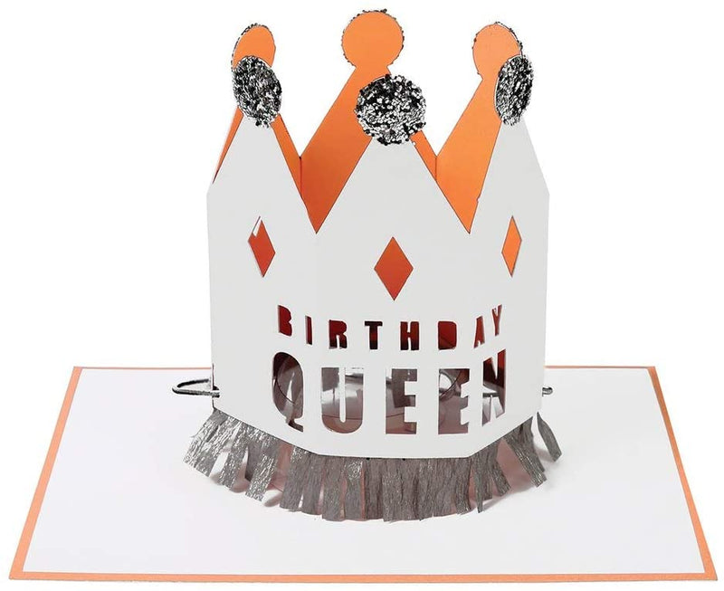 Birthday Queen Crown Card