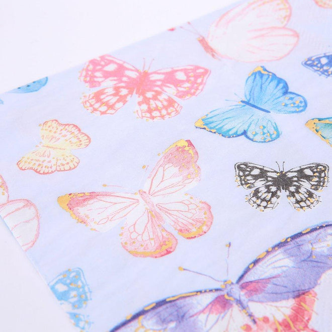 Butterfly Napkins Large Pack of 16