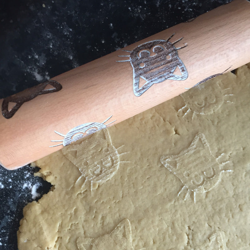 Cat Pattern Rolling Pin