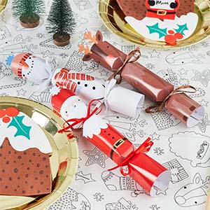 Make Your Own Festive Friends Cracker Kit Pack of 6
