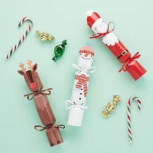 Make Your Own Festive Friends Cracker Kit Pack of 6