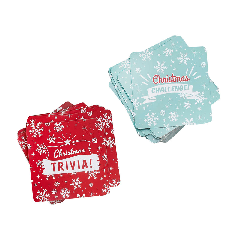 Christmas Trivia or Challenge Party Game 121 Cards