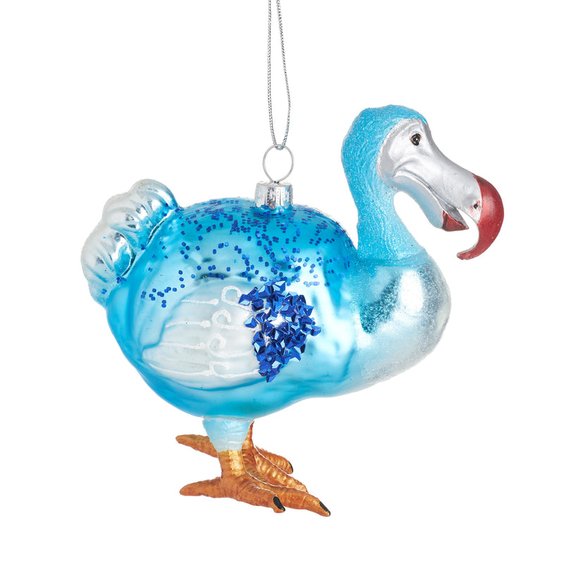 Dodo Shaped Hanging Christmas Bauble