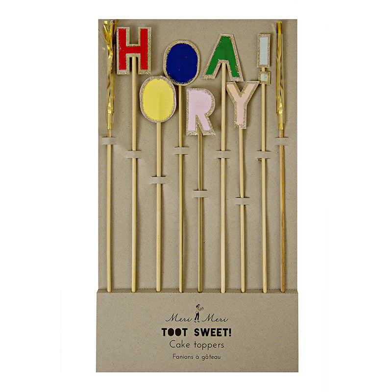 Hooray! Cake Toppers