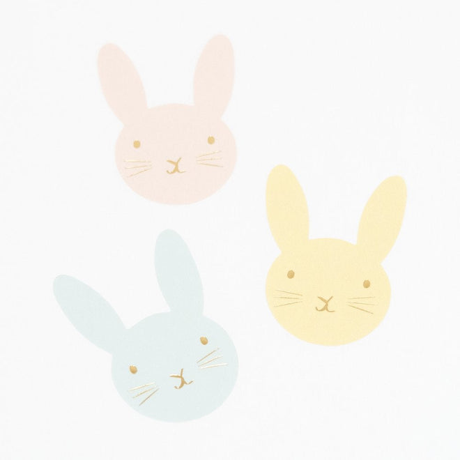 Pastel Bunny Sticker Pack of 50