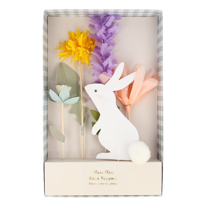 Easter Cake Toppers Pack of 5 in 5 Designs