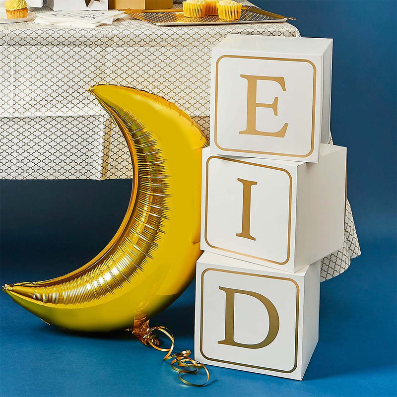 Eid Gold Foiled Blocks Pack of 3 Blocks