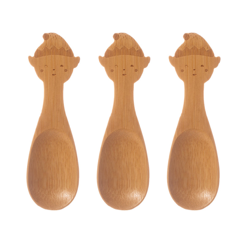 Elf Bamboo Spoons - Set of 3