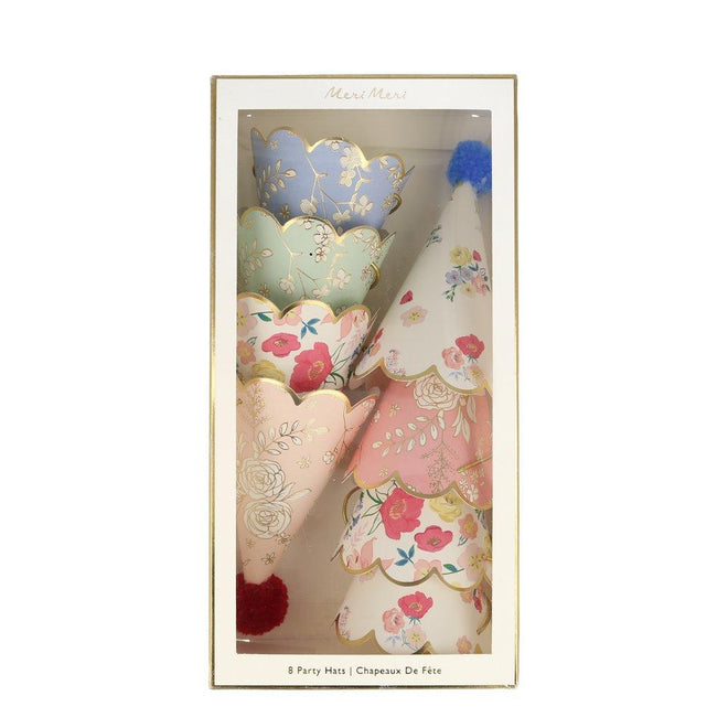English Garden Party Hats Pack of 8 in 8 Designs