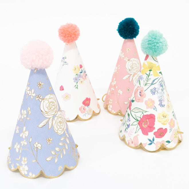 English Garden Party Hats Pack of 8 in 8 Designs