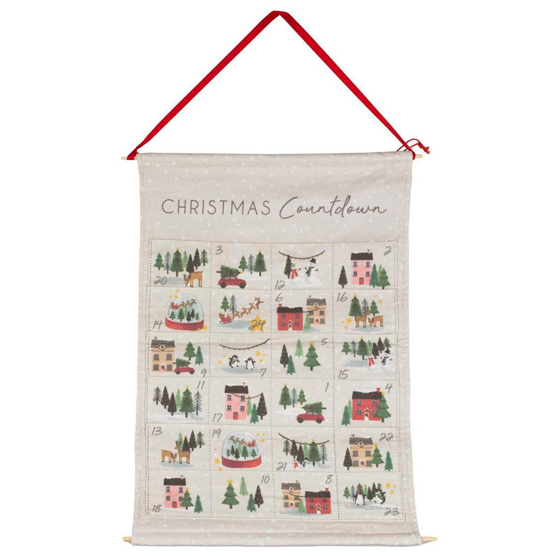 Fabric Christmas Advent Calendar Kit 53.5cm (H) x 35.5cm (W)