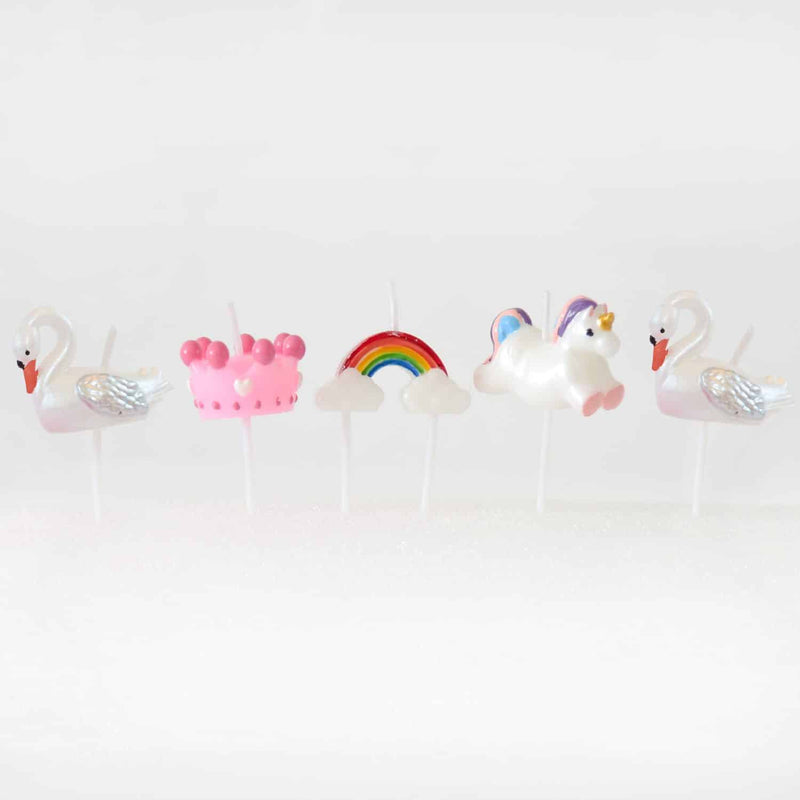Fairytale Swan 3D Candles Set