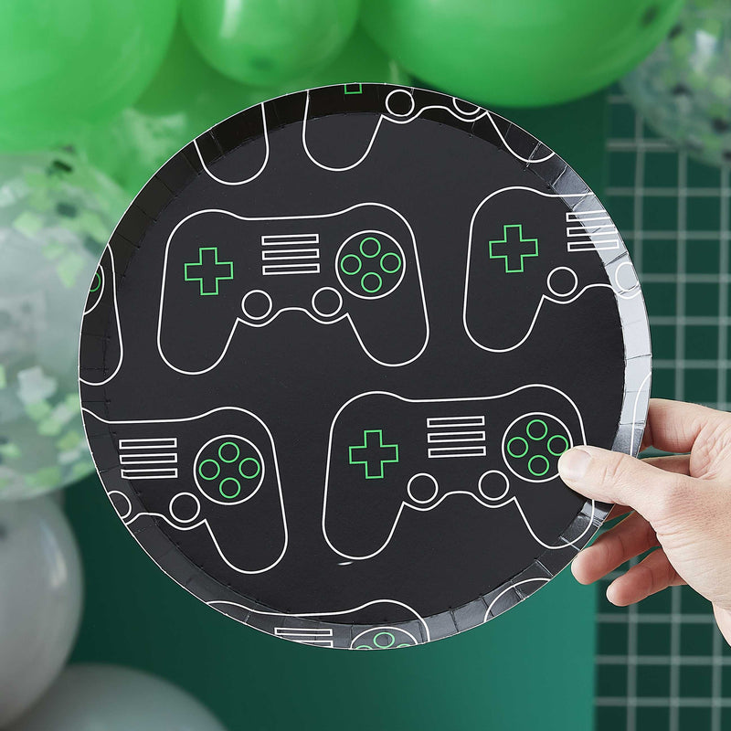 Controller Paper Plates Eco Friendly Pack of 8