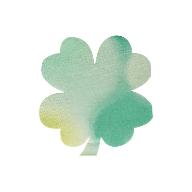 Four Leaf Clover Shamrock Napkins Pack of 20