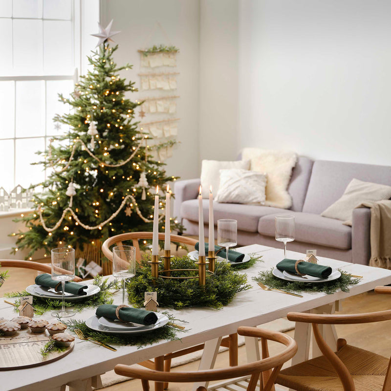 Green Honeycomb Christmas Tree Garland 2 Metres