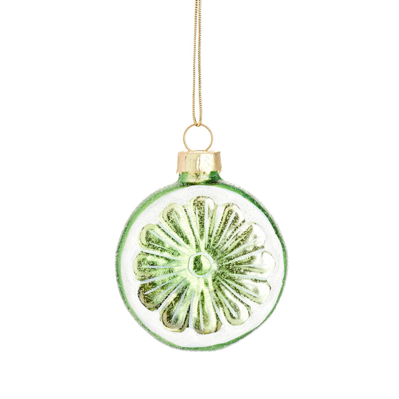 Lime Slice Shaped Bauble Hanging Decoration