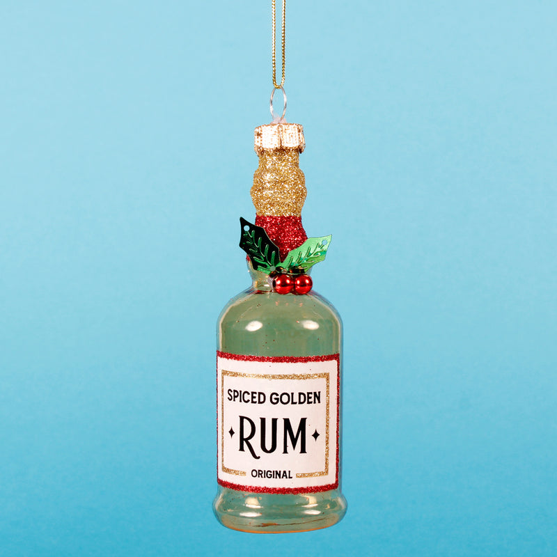 Spiced Golden Rum Shaped Bauble